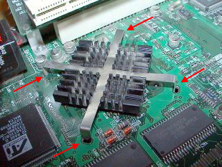 heatsink clip removal locations
