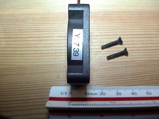 CPU fan next to ruler - width